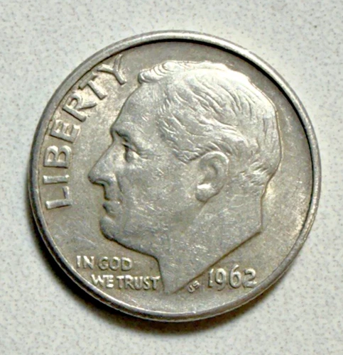 1962D Roosevelt Dime 90% Silver