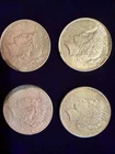 PEACE DOLLARS LOT OF 4  1927 & 1923