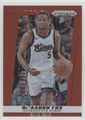 2024-25 Panini Prizm Deca Red Prizm /199 De'Aaron Fox #143 13c5
