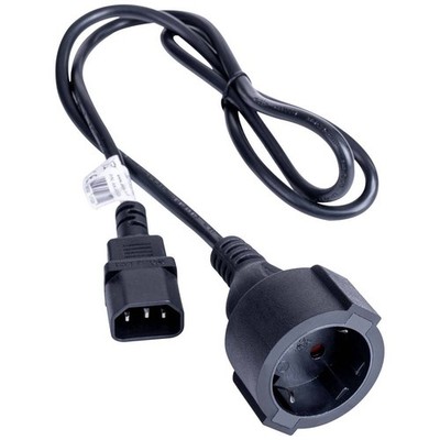 Akyga Strom Anschlusskabel [1x Kaltgeräte-Stecker C14 - 1x