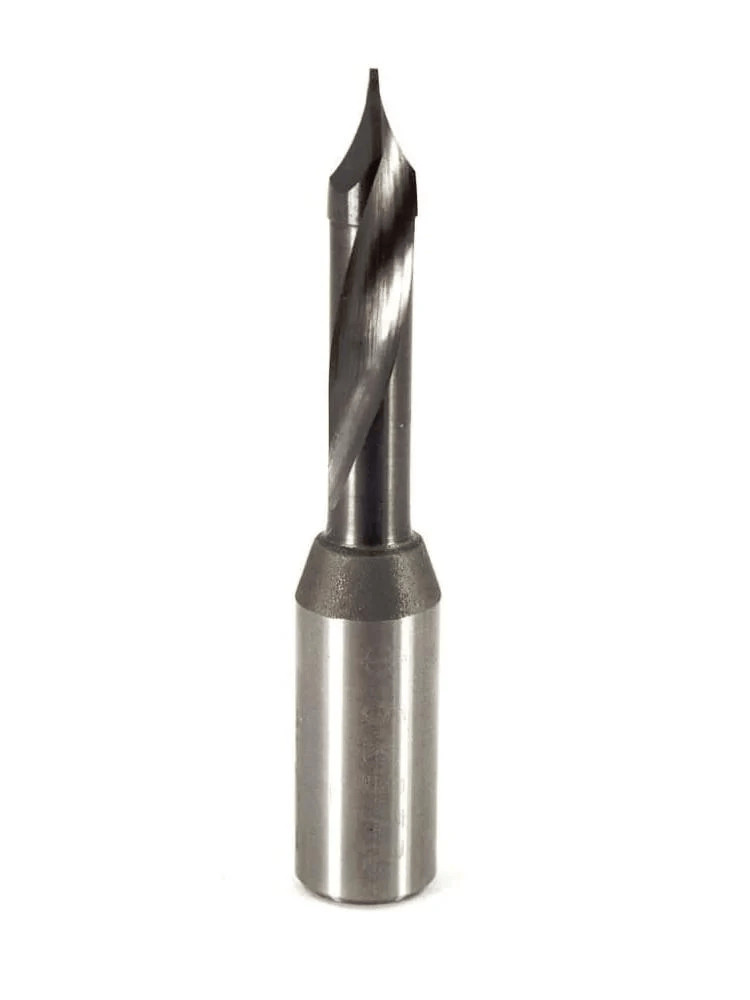 Whiteside DT6-57SC Right Hand V-Point Dowel Drill Solid Carbide, 6mmCD, 57mmOAL