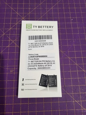 TY Akku für ZTE Blade A3(2020)/A5 (2019)2650mAh LI3826T43P4H695950  _0,08_5