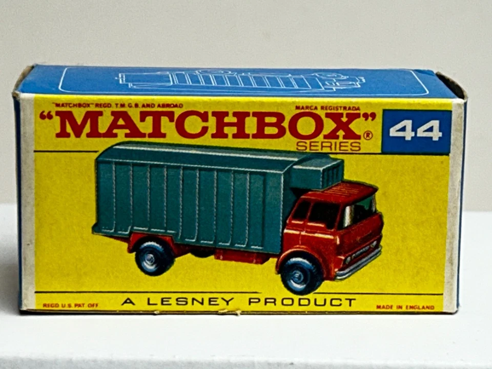 Matchbox No. Camión frigorífico GMC 44 con caja original tipo F, bonito Foto 3 de 4