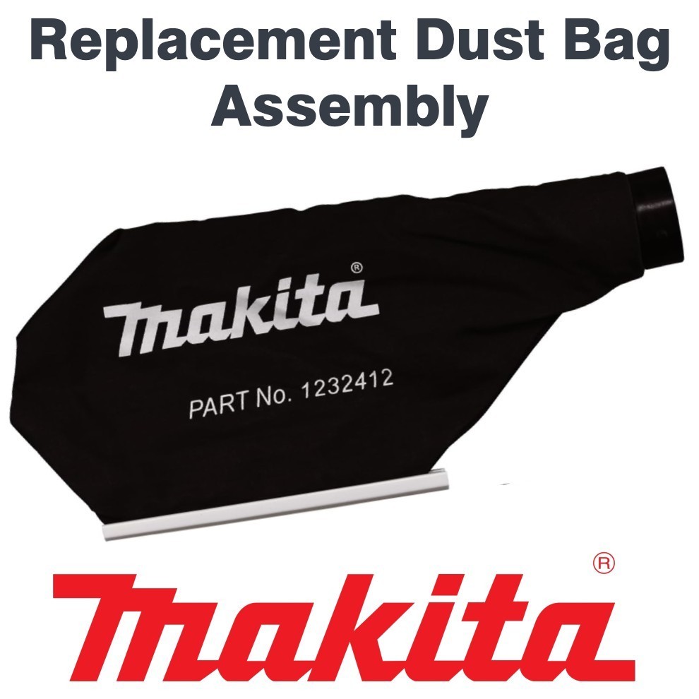 Makita 123241-2 Dust Bag Assembly for UB1103 DUB185 DUB186 Blower Vacuum Bag