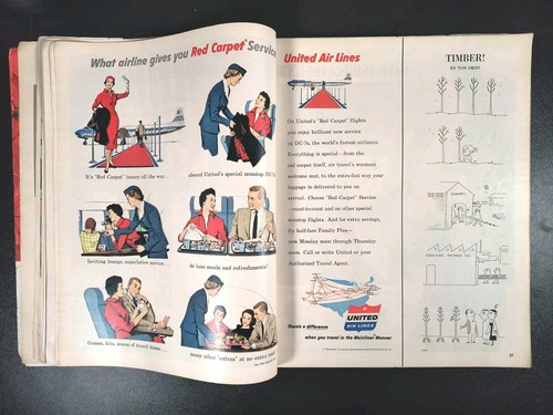 1956 Look Magazin Princess Grace Queen Elizabeth Prinz Charles Werbung Auto - Bild 6 von 19
