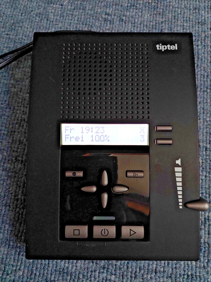 Tiptel 309 clip Anrufbeantworter für Telefon, komplett und voll funktionsfähig - Bild 4 von 4