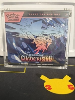 Chaos Rising Elite Trainer Box w/ Acrylic Case New Sealed
