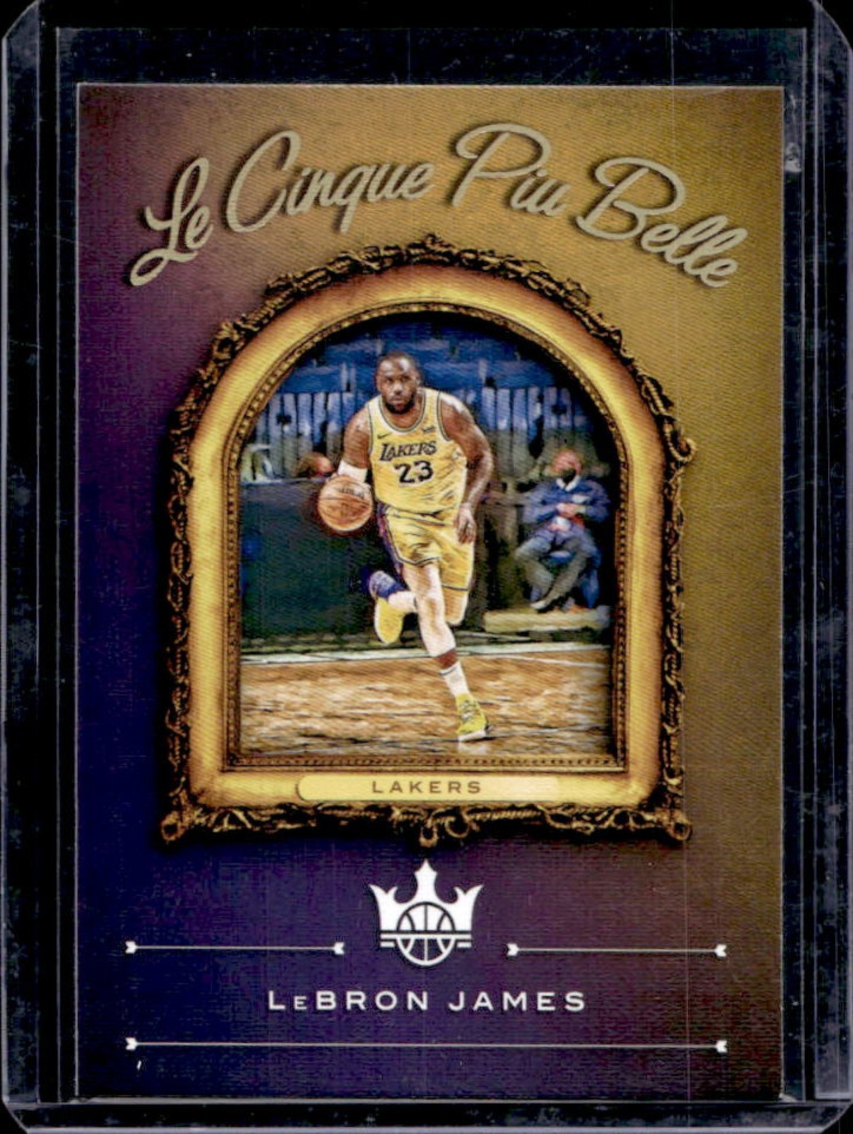 2020-21 Panini Court Kings LeBron James Le Cinque Piu Belle #5 Lakers