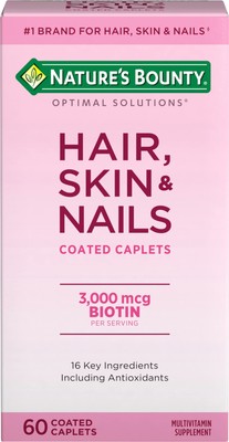 Nature's Bounty Optimal Solutions Hair, Skin & Nails Formula, With 3,0