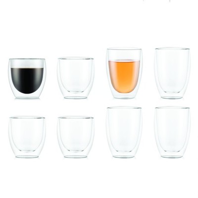 Gläser-Set bodum PAVINA LBH 20x20x22 cm transparent