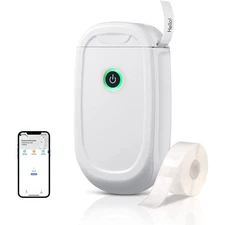 Label Maker Mini Portable Bluetooth Label Printer Machine for Home or Office