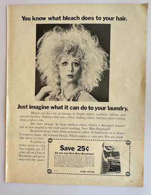 #ad #ad 1970 Borateem Detergent Booster Craftsman Home N Shop Vac Vintage Print Ads $12.00