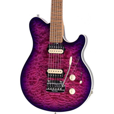 Ernie Ball Music Man Axis Super Sport Olallieberry Quilt