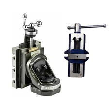 Selbstzentrierender Schraubstock 2" 50mm mit vertikaler Gleit-Schwenkbasis 4"x5"