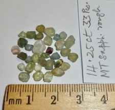 14.25 Ct 33 Pcs Mine-direct UNTREATED Rough Montana Sapphire Gemstones