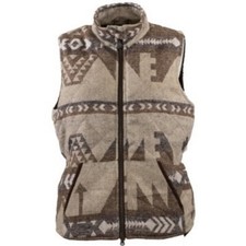 NWT Outback Trading Co Women's Rosalie Southwestern Print Zip-Up Vest XL