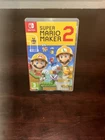 Super Mario Maker 2 - Nintendo Switch Tested Works w Case