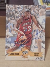 1996-97 SAMAKI WALKER PRESS PASS NBA AUTOGRAPHED AUTO ROOKIE CARD RC LOUISVILLE. rookie card picture