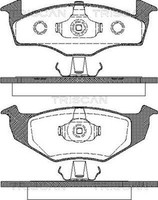 Triscan Bremsbelagsatz Scheibenbremse 8110 29004 FüR Seat Skoda Vw Polo 3 6N1 1