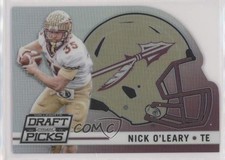 2015 Panini Prizm Collegiate Draft Picks Helmet Die-Cut Nick O'Leary #33 07rd