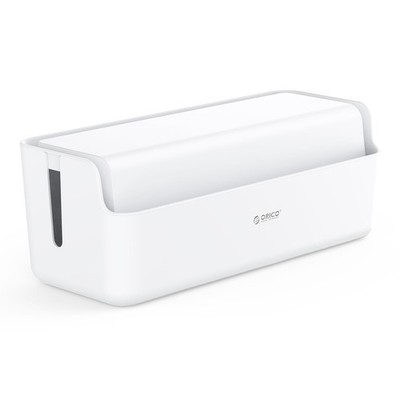 Cable Management Box, Cord Hider Box to Conceal Power Strips on Desk or Floor...