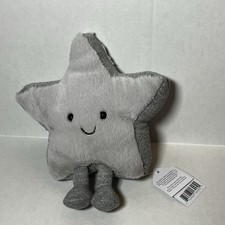 Amuseables Silver Star Jellycat NWT Authentic With Tags