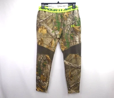 Under Armour Mens 2XL ColdGear Scent Control Camo Baselayer Leggings Realtree - Image 1 of 4