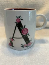 Monogram A Mug Modern Expressions Letter A Coffee Mug 14.5 oz Dishwasher Safe