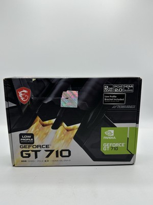 GIGABYTE GeForce GT 710 2GB DDR3 PCI Express 2.0 Low Profile Video Card GV-N710D