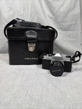 Pentax K1000 35mm Camera SMC Pentax-A 50mm 1:2 Lens With Case