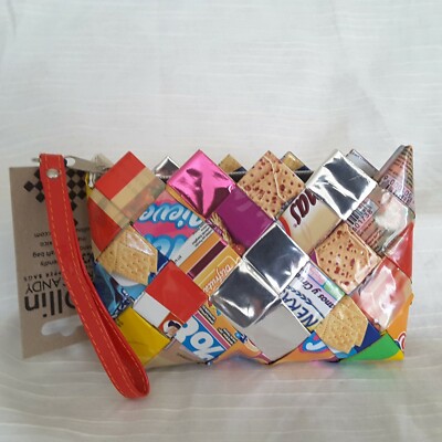 Nahui Ollin Candy Wrapper  Wristlet New W/Tags