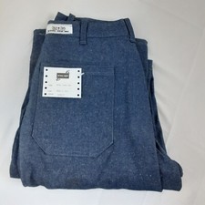 Fire Resistant Jeans Adult 32x36 Blue Gray FR-8 Steel Grip Westex Made In USA