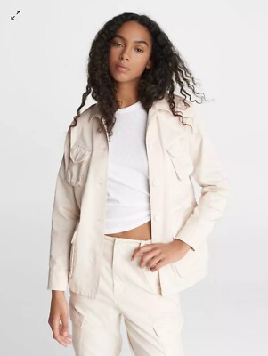 Rag & Bone $395 Ohara Field Jacket in Ecru,  Size Small, Army Military, 4 Pocket