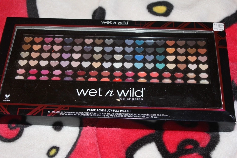 Paleta 56 COLORES Wet N Wild Peace Love And Joy-full NUEVA/SELLADA Foto 2 de 3