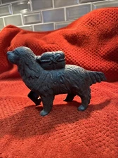 Farm Fresh!!!!  A C WILLIAMS ? Unmarked ST SAINT BERNARD DOG CAST IRON  BANK