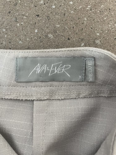Ava & Ever Skirt Skort Pleat Pockets Grey Size 12 - Picture 3 of 8