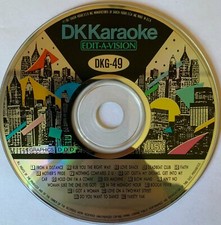 DK KARAOKE EDIT-A-VISION DISC DKG-49 MOST REQUESTED SONGS - RARE - OOP