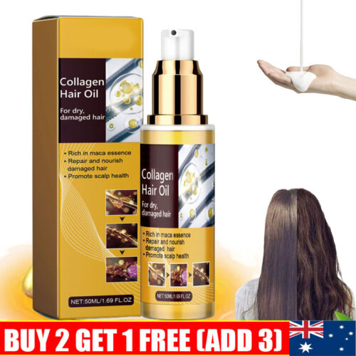 Collagen Repair Hair Essential Oil, Collagen Hair Treatment Deep Repair,for Hair - Afbeelding 1 van 13