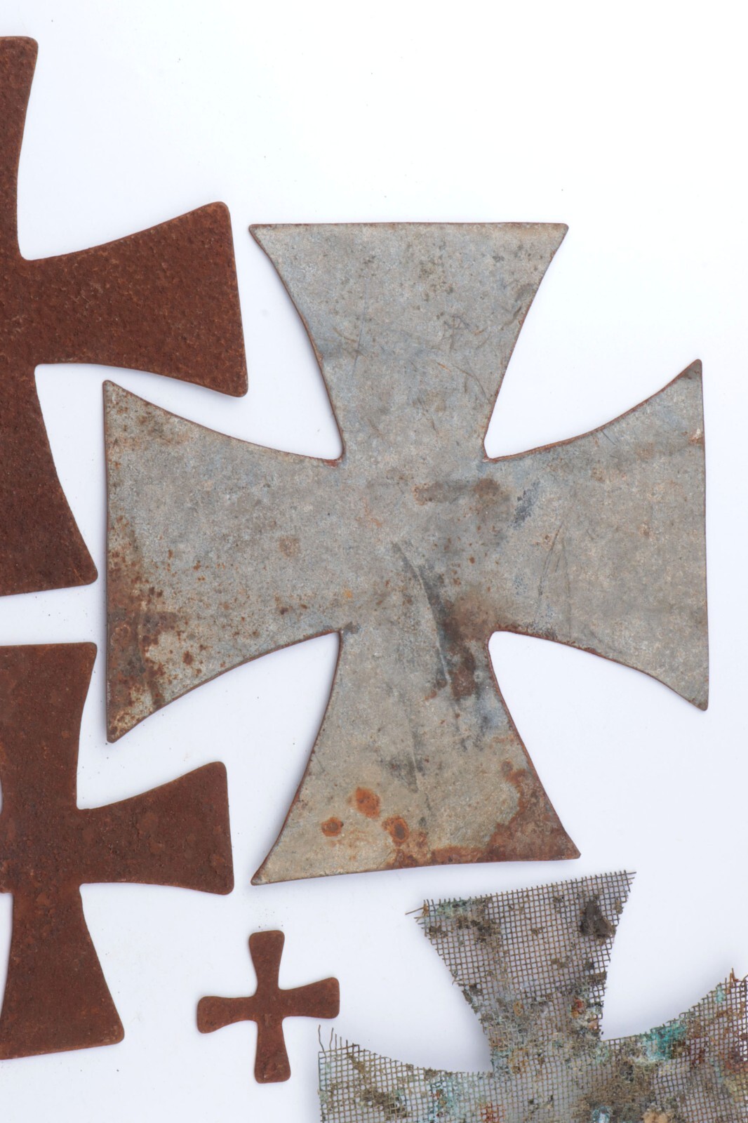 ww1 WWI Fragment war period WW2 German Iron Cross WWII Badge Award Germany set