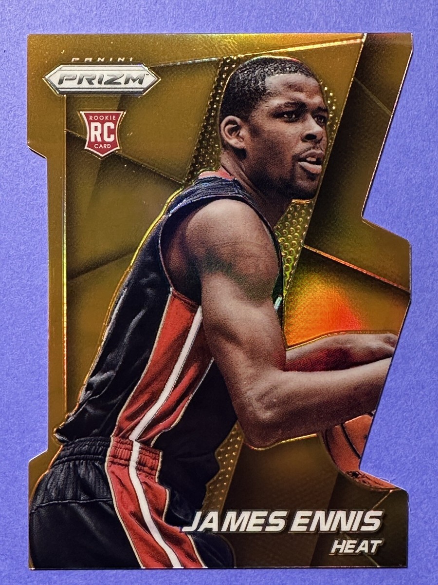 2014-15 Panini Prizm Orange Die-Cut Prizm /139 James Ennis #274