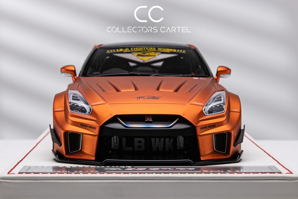 Nissan R35 GT-RR LBWK (Matt Metallic Orange) [Davis & Giovanni] 1