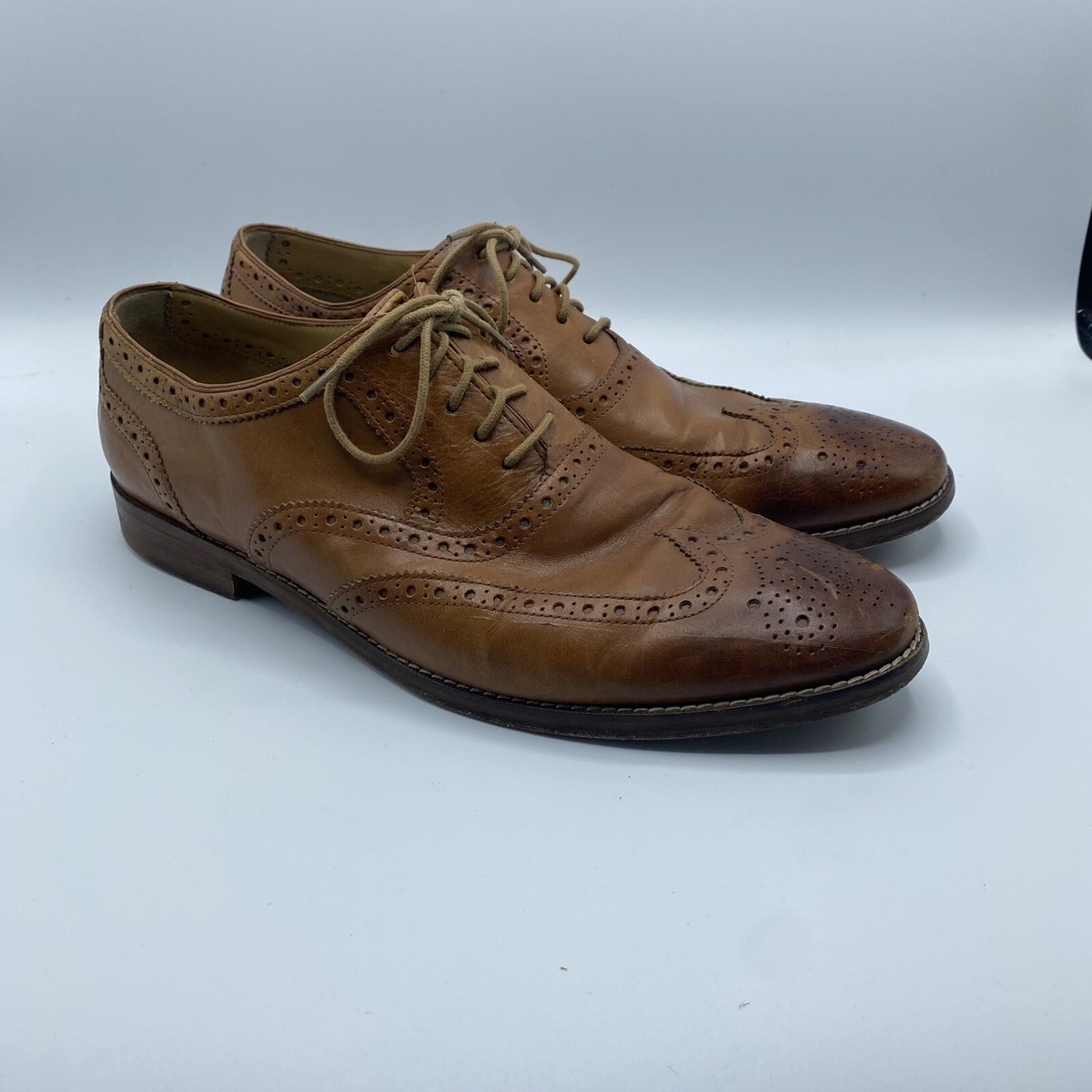 Cole Haan Cambridge Grand OS Wingtip Oxfords Shoes Size 12 Brown Leather Brogue Cole Haan Men main image 3