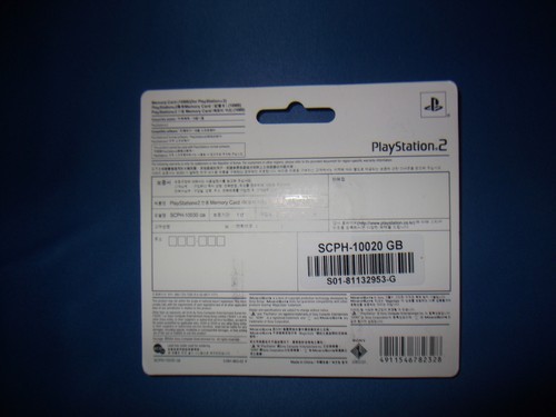 PLAYSTATION 2 MEMORY CARD PS2 16MB ORIGINALE SONY - Foto 2 di 2