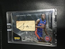 2019-20 Panini Instant Sekou Doumbouya Wood Floor RC 1/1 Black Autograph Auto SP