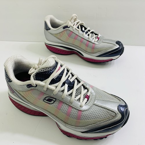 Shape-ups Running Shoes Gray Pink Size 