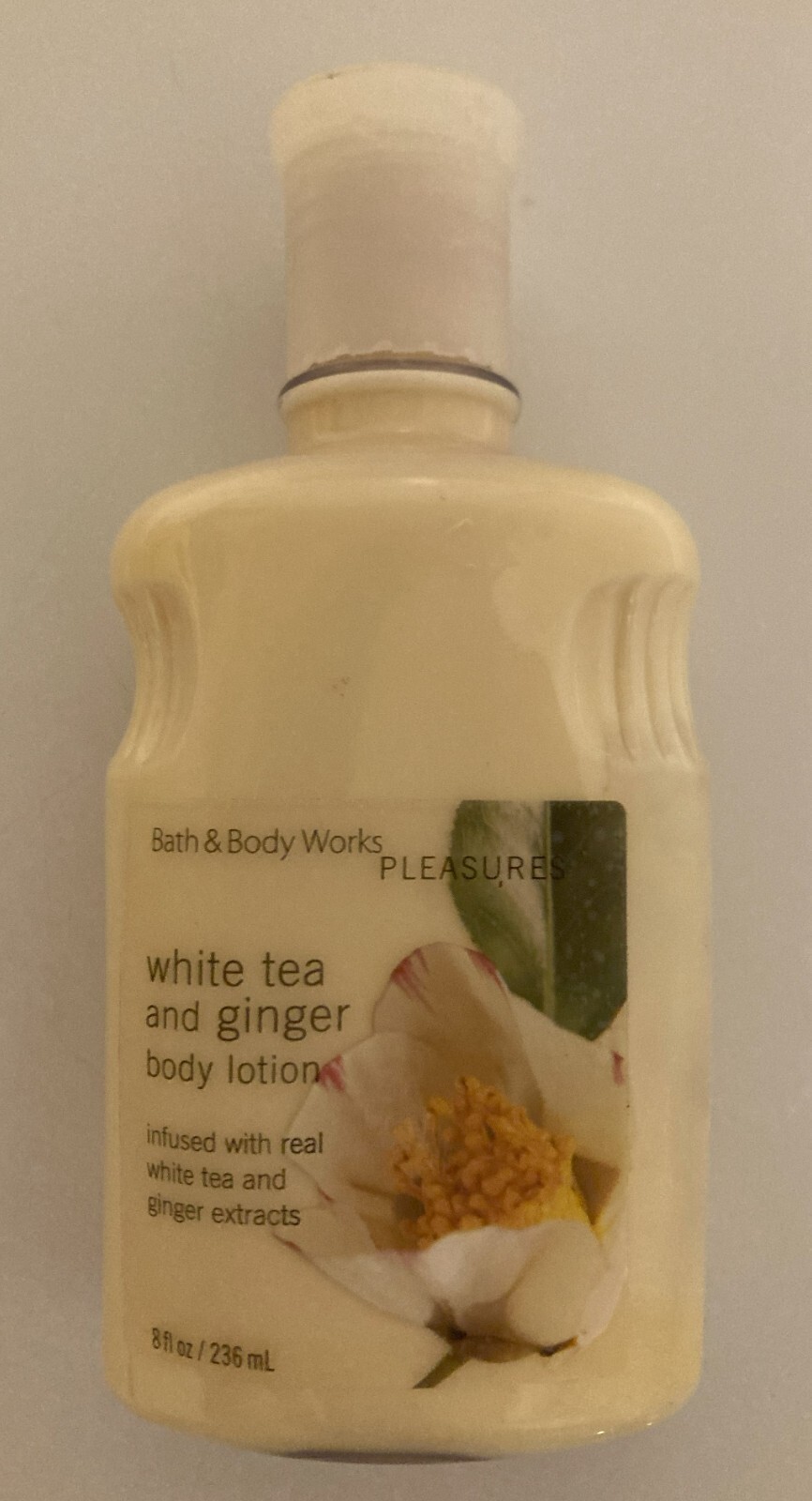 Bath & Body Works White Tea and Ginger Body Lotion 8 Oz DISCONTINUED