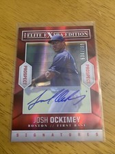 2014 elite extra addition prospect auto Josh￼ Ockimey 538/799