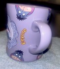Vtg Disney Parks Eeyore Large 3D Purple Tea Coffee Mug Cup Disneyland 16oz — photo 3