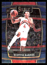 2021-22 Panini Select - Concourse Blue #74 Scottie Barnes (RC) Toronto Raptors 