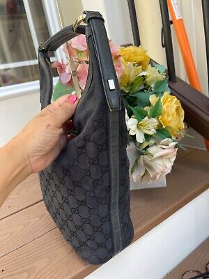 Gucci Handbag Shoulder Bags Gg Canvas Black 4288 hobo bag Gucci Handbag Shoulder Bags Gg Canvas Black 4288 hobo bag